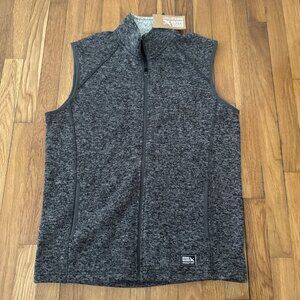 Eddie Bauer Men's Mr Radiator Vest Fleece Lined Outdoor Black-Black Heater SizeM